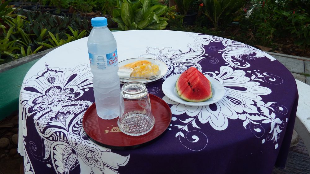 Delicious sticky rice with mango