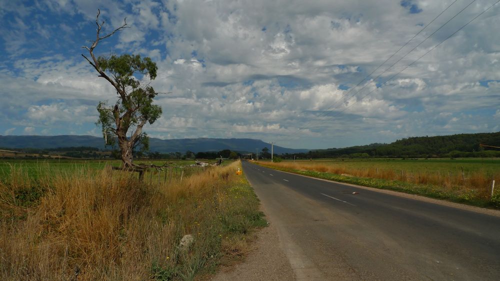 The Chudleigh 'straight' which is often underwater when big rains hit the area