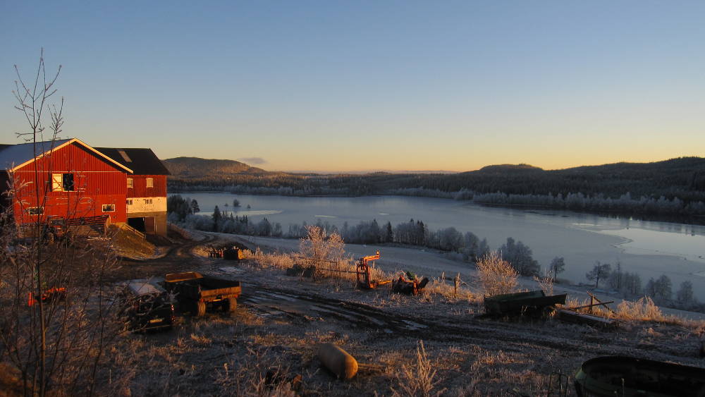 View of Landåsvatnet from Landåsen