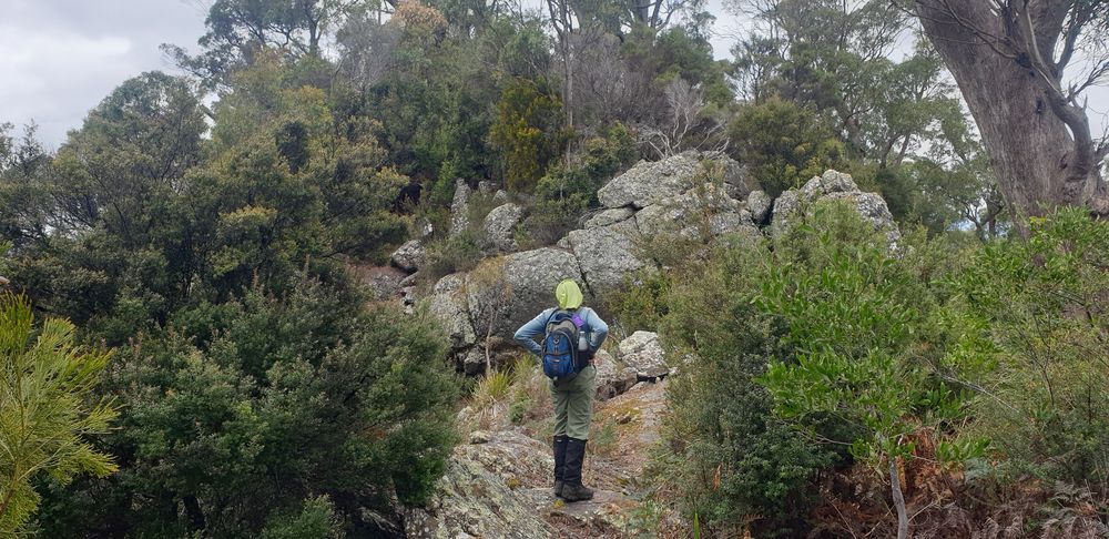 The first set of boulders